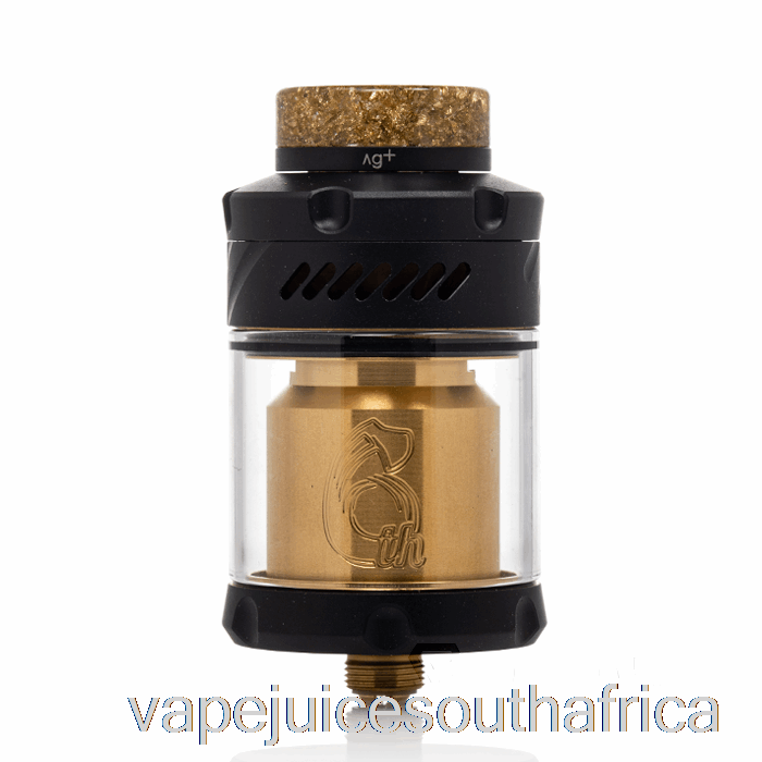 Vape Pods Hellvape Dead Rabbit V3 25Mm Rta [6Th Anni] Black Gold
